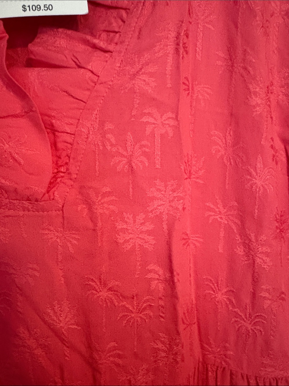 crown & ivy Coral Pink Tiered V-Neck Maxi Dress - Picture 5 of 7